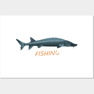 Sturgeon Fishing Posters and Art